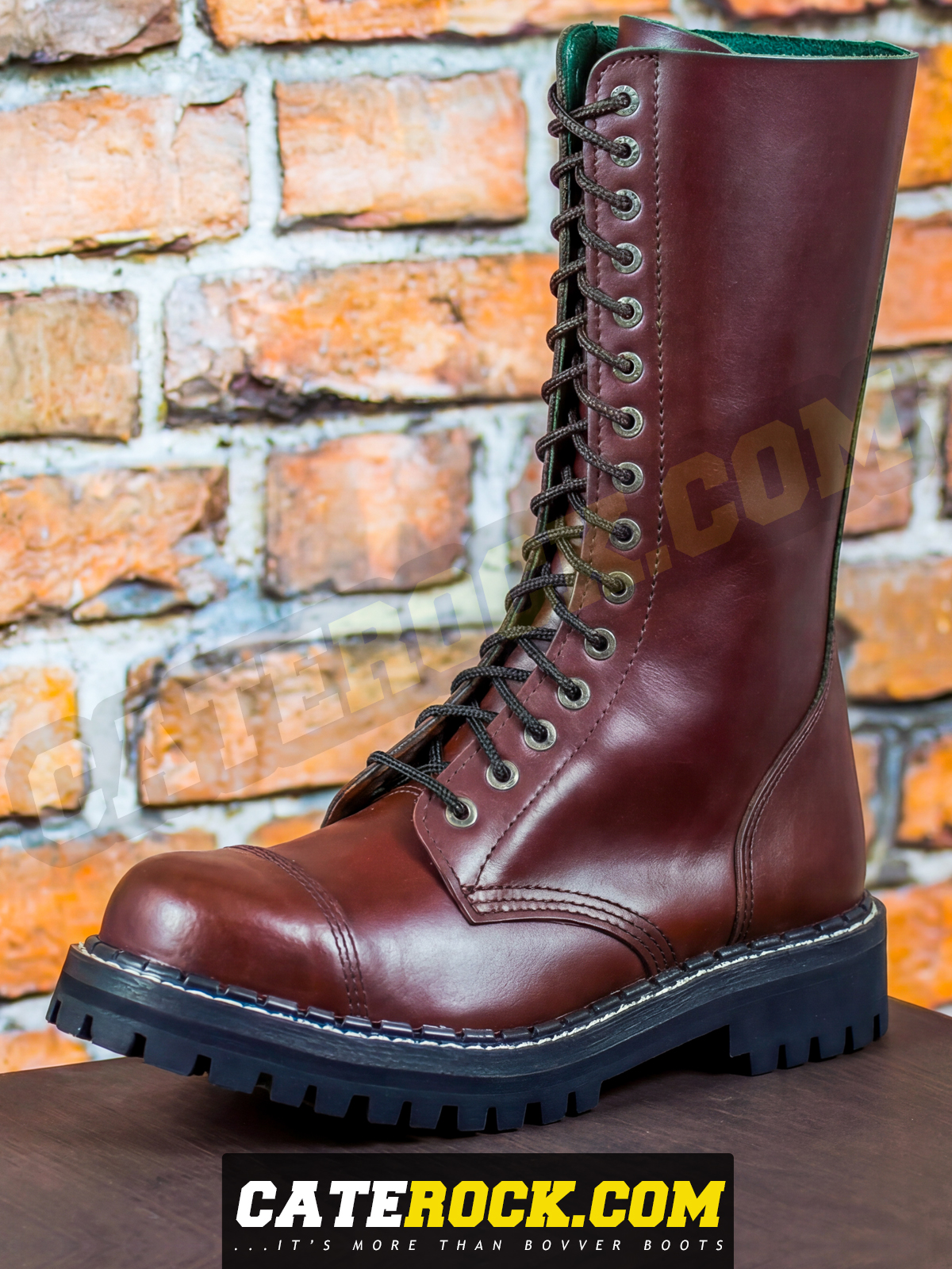 Bovver Boots 15 Eyelet (BROWN)