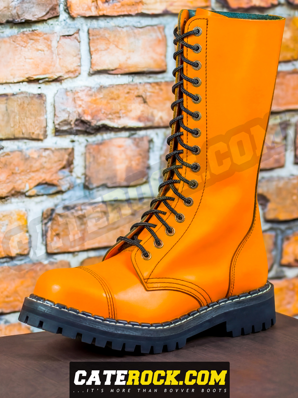 Bovver Boots 15 Eyelet (ORANGE)