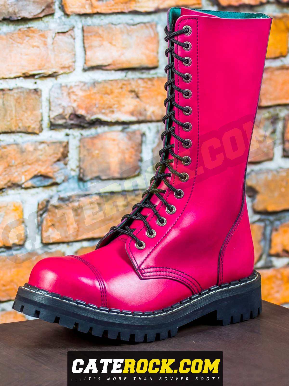 Bovver Boots 15 Eyelet (PINK)