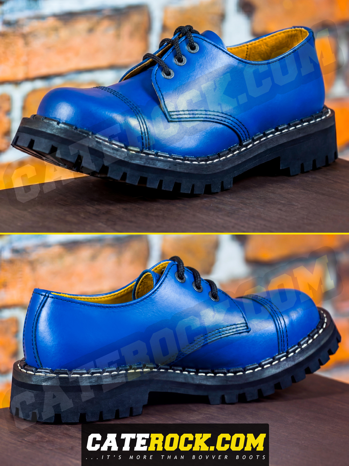 Bovver Boots 3 Eyelet (BLUE)