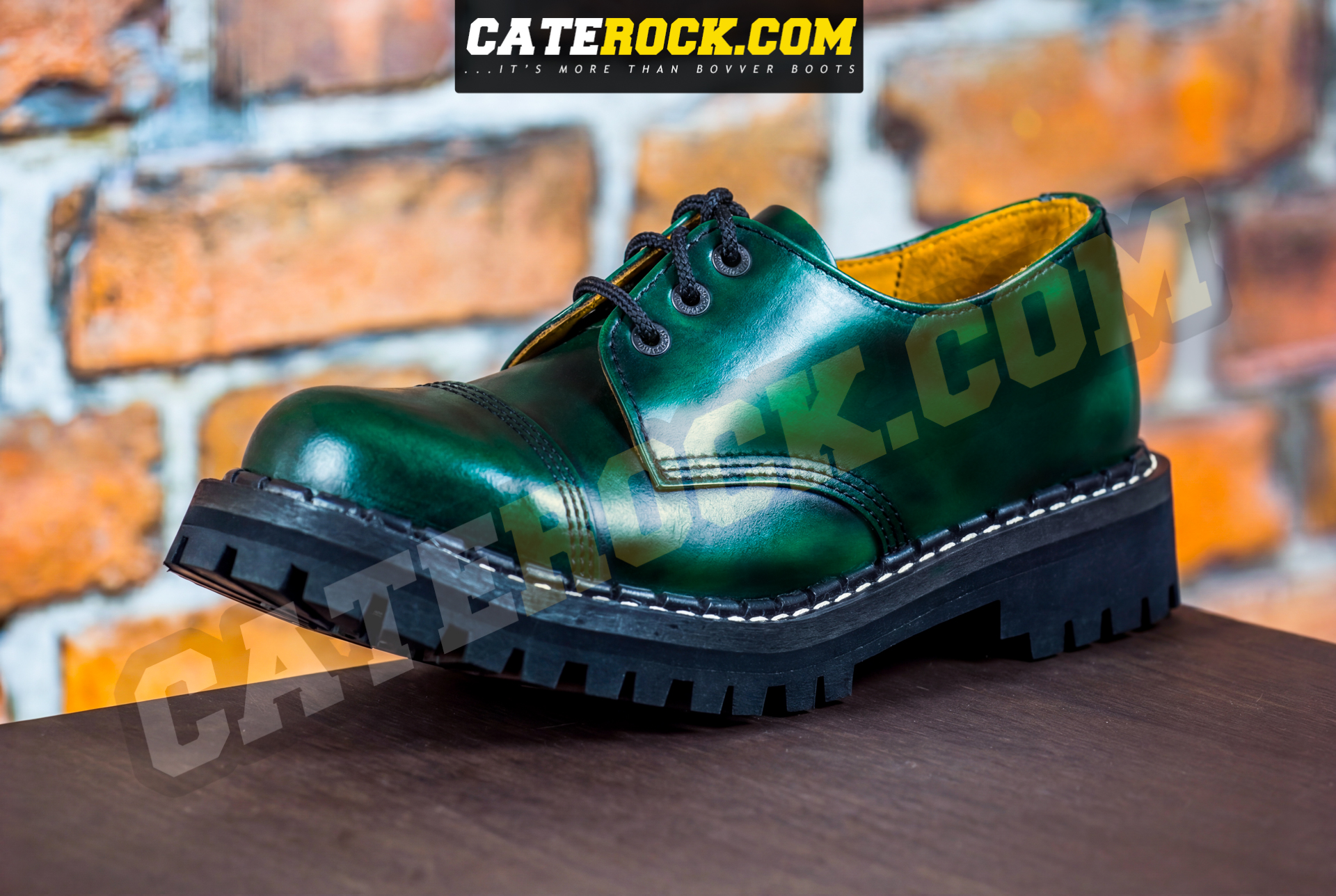 bovver-boots-3-eyelet-wiped-to-dark-green-A
