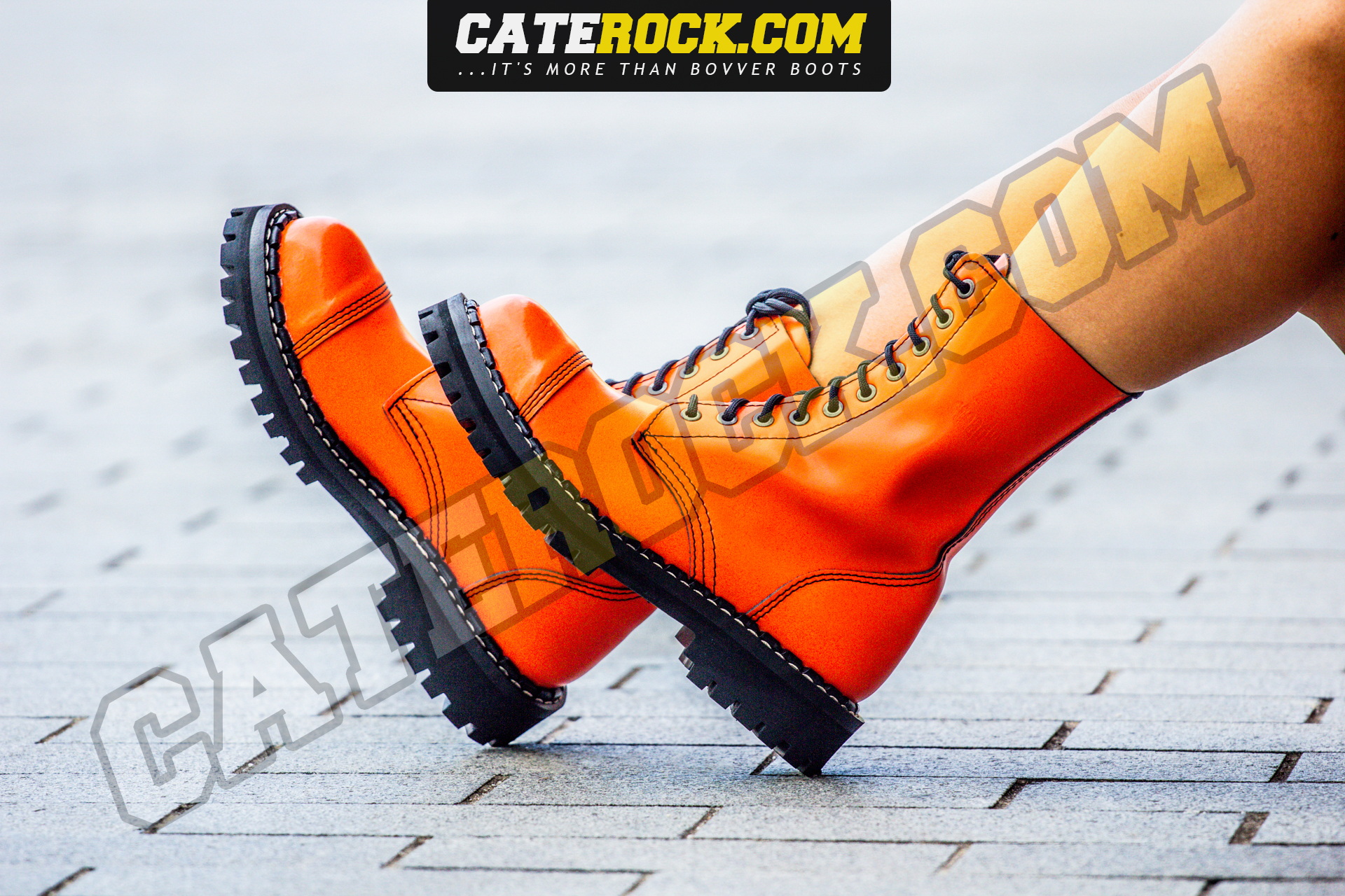 Bovver boots orange