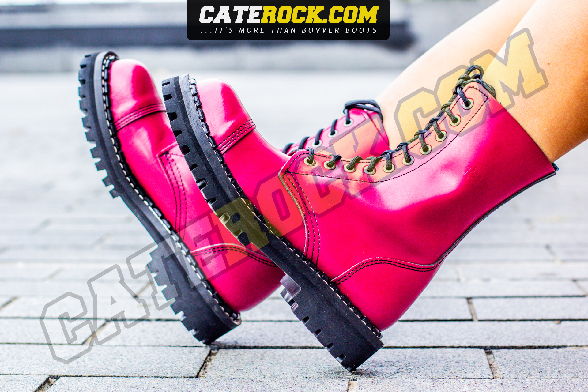 Bovver boots pink