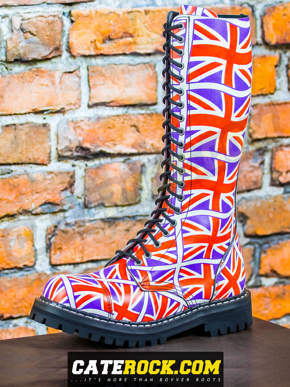 Bovver Boots 20 Eyelet (GREAT BRITAIN FLAG)