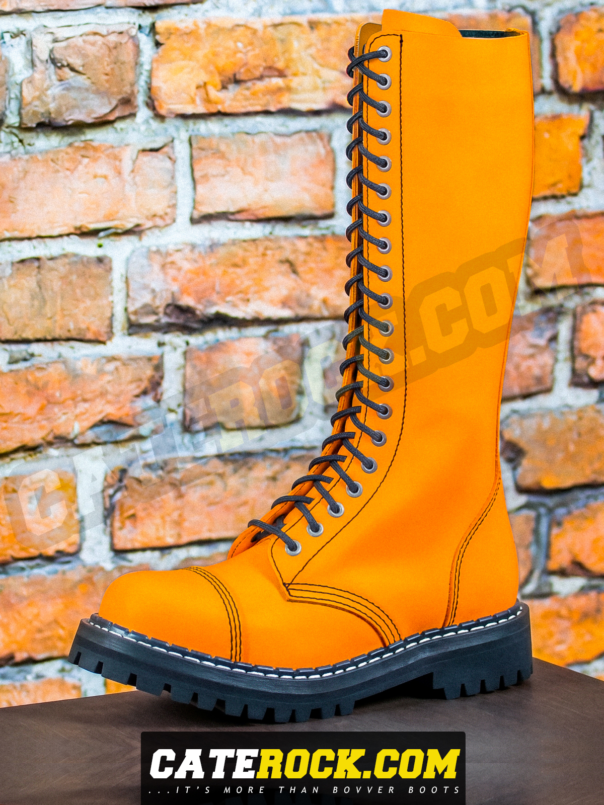Bovver Boots 20 Eyelet (ORANGE)