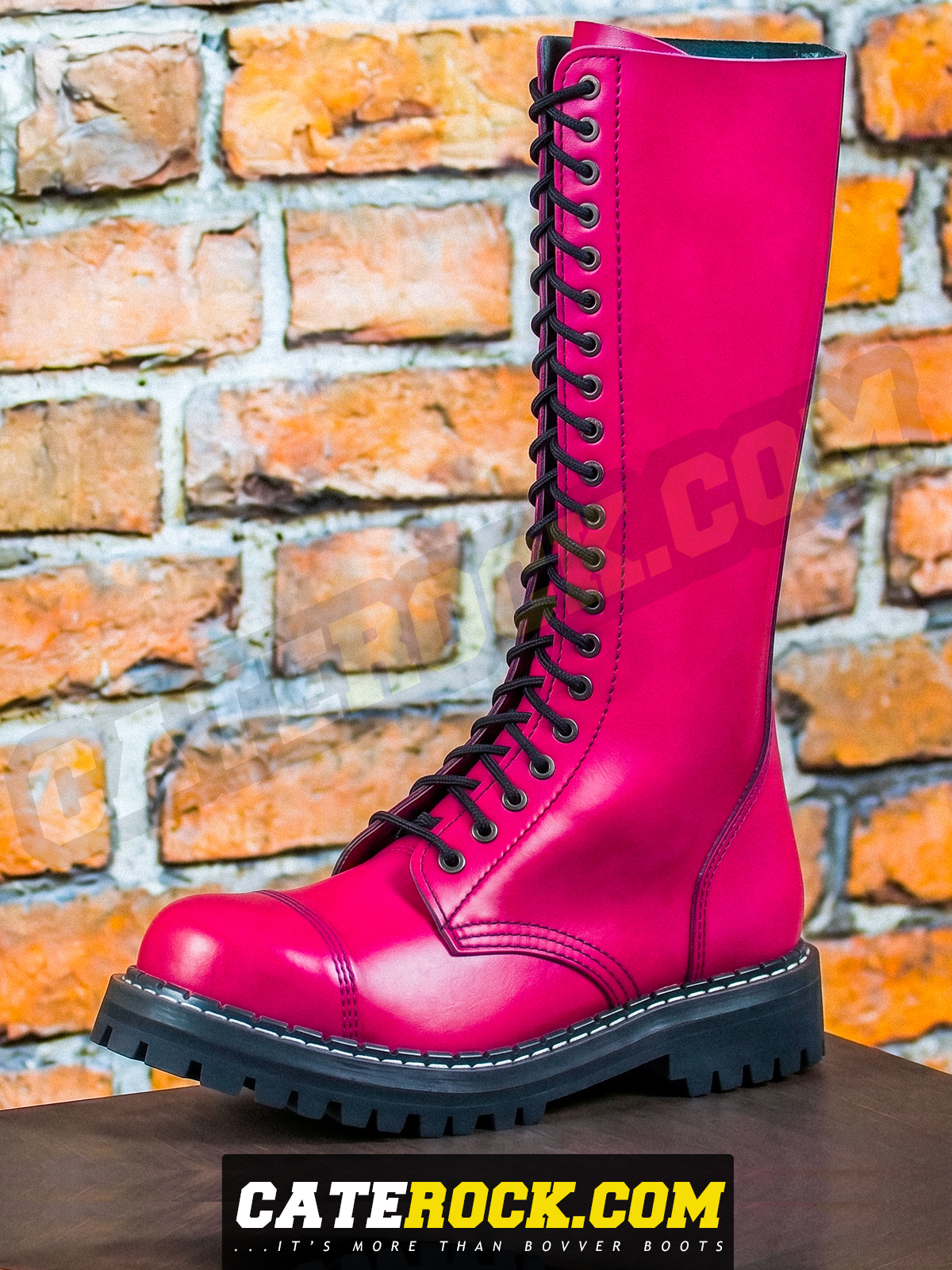 Bovver Boots 20 Eyelet (PINK)