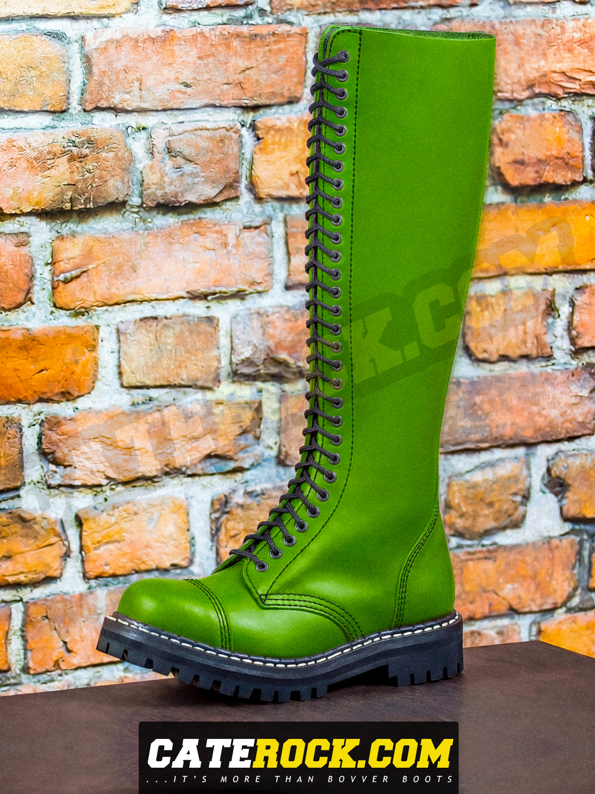 Bovver Boots 30 Eyelet (BRIGHT GREEN)