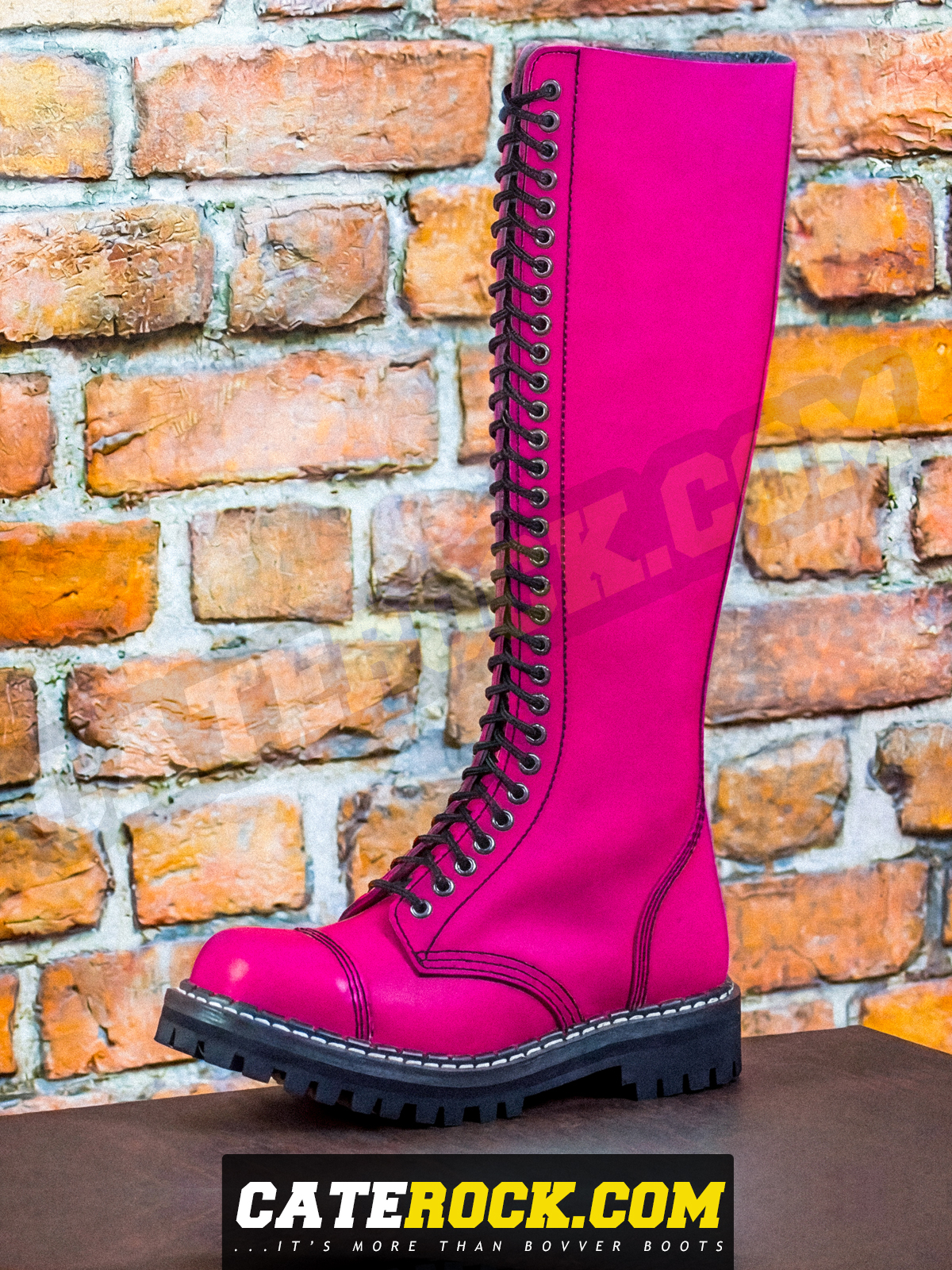 Bovver Boots 30 Eyelet (PINK)